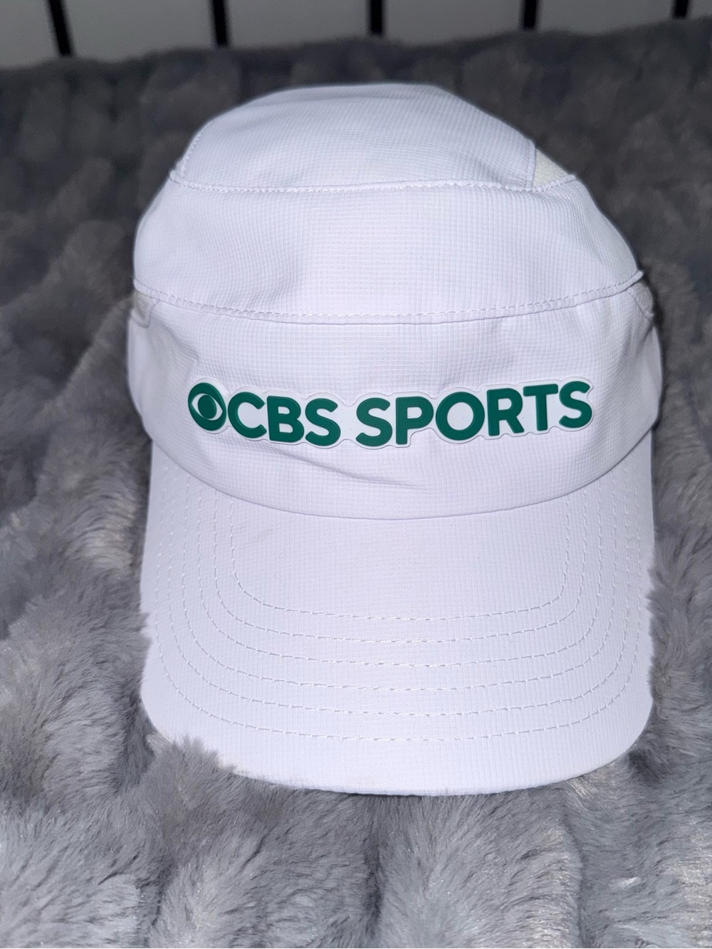 CBS Sports White Performance Baseball Cap “Augusta Green”